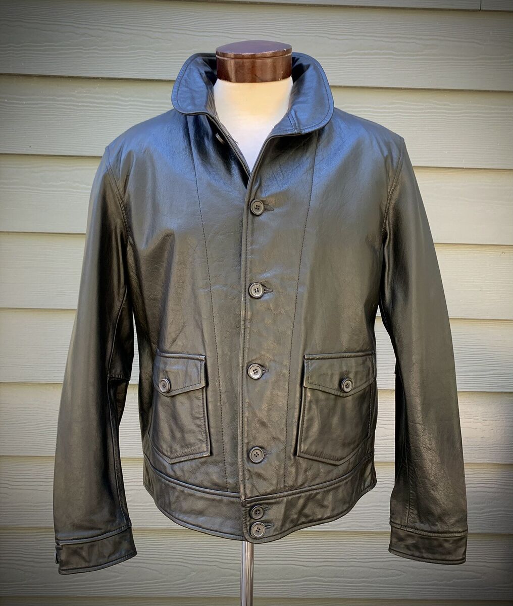 Levis Vintage Clothing LVC Menlo Cossack Leather Jacket Bomber Aviator A1 A2 RRL eBay