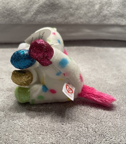 Peluche Ty Beanie Boo's Harmonie l'unicorno occhi glitter peluche - Foto 7 di 12