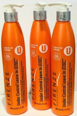 FIRENZE UNDER CONTROL LEAVE IN CREME 3 PACK 10.1 OZ PANTHENOL/WHEAT EXTRACT