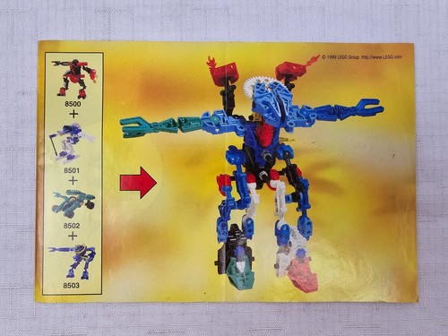 LEGO Technic 8500 Torch Fire Slizer Throwbot 100% Complete 1999 Vintage Used - Picture 7 of 7