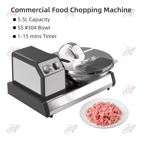 Commercial Food Chopping Machine Vegetable Meat Cutter Food Processor 1500RPM - Picture 3 of 16