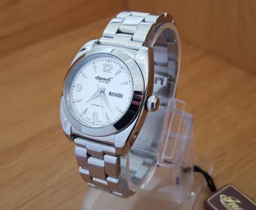 Ladies Ingersoll Sematuse IN3703SL 100m Silver Day/Date Automatic Bracelet Watch - Picture 2 of 9