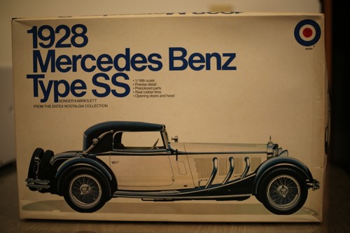 1928 Mercedes Benz Sonder Kabriolett Entex N. 9031 XL Unbuilt Model Car Kit - Picture 2 of 7
