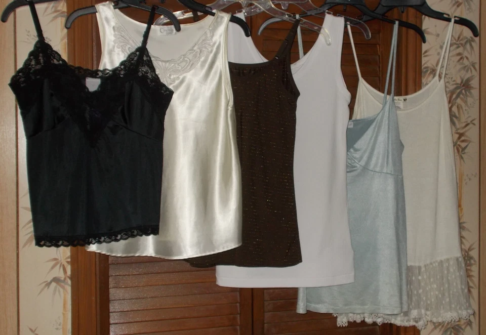 Camisola o camiseta sin mangas vintage, clásica o moderna S M L XL Plus usada Foto 4 de 4