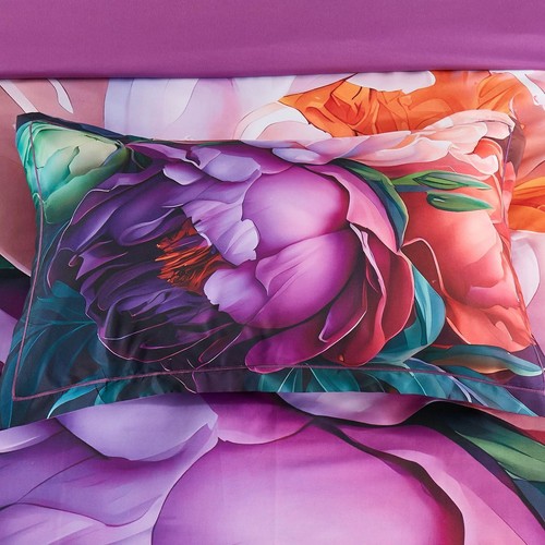 NNEDSZ Kaie Floral Quilt Cover Set - King Size - Bild 4 von 5