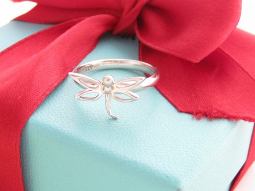Tiffany & Co. Silver Dragonfly Ring Size 5 - Picture 4 of 4