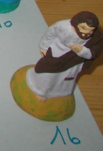 ANCIEN 16 santons de CRÈCHE  terre RICHARD AIX 6 CM vendu à l'unité  - Picture 36 of 36