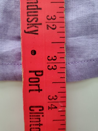 Pronto Uomo Hemd Herren XXL Lila Kurzarm 100 % Leinen Neu $ 70 - Bild 12 von 13