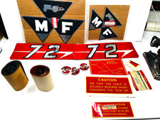 Vtg Sticker Lot #69 Massey Ferguson Tractor Original Decals 72