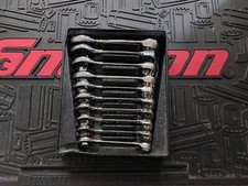 Snap On 10-Pc Flank Drive Combination Midget Wrench Set (10–19 mm) OXIM710B