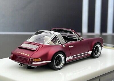 Porsche 911 964 Targa Singer Matt Candy Red 1:43 Make Up Porsche 911 964 Targa Singer Matt Candy Red 1:43 Make Up