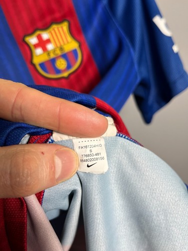 CAMISETA DE FUTBOL LOCAL BARCELONA 2016-2017 NIKE 776850-481 Neymar Jr - Imagen 13 de 16