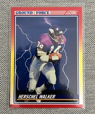 1990 Score Ground force Herchel Walker Minnesota Vikings #561