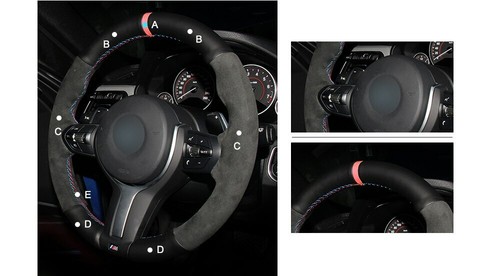 Super Soft Non-slip Durable Car Steering Wheel Cover for BMW F87 M2 F80 M3 F82 - Picture 5 of 7
