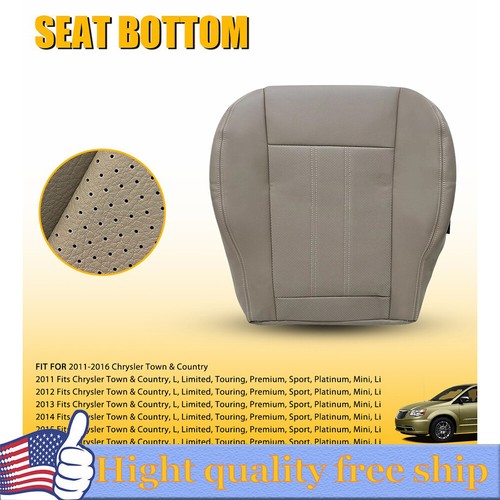 For 2011-2016 Chrysler Town & Country Driver Left Bottom Seat Cover beige Tan US - Picture 13 of 18