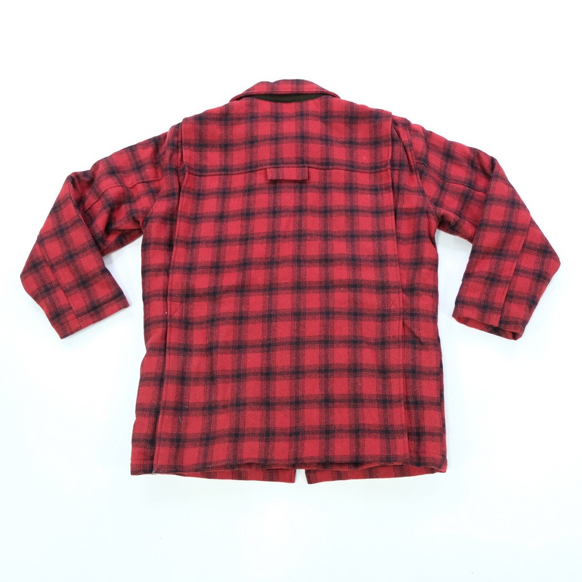 全国送料無料・イイ店 Plaid Checkered BEAN L.L. VTG Rare Full Flannel Wool Zip ジャケット・アウター