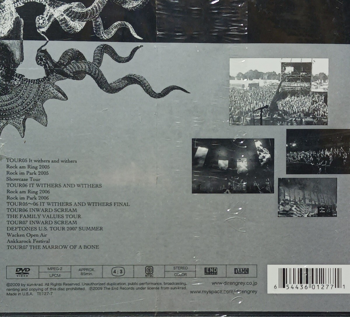 Dir En Grey: A Knot Of Factory Sealed DVD 2009 654436012771