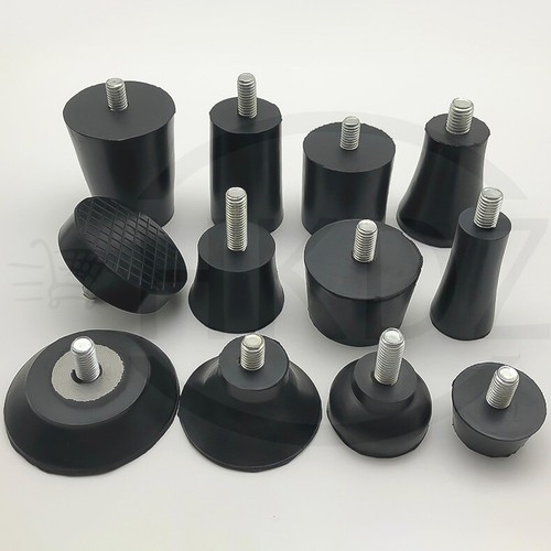 Gummi Verstellfüße M6 M8 M10 Einschraubhöhen Nivelliermaschine Möbelbein - Bild 10 von 80