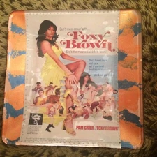  Collector 1970s Foxy Brown Pam Grier Small Glass Plate - Signed, Numbered 