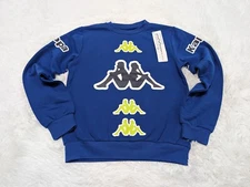 Kappa Unisex Crew Neck Loopknit Long Sleeve Kids Sweat shirts for 8Yrs NWOT