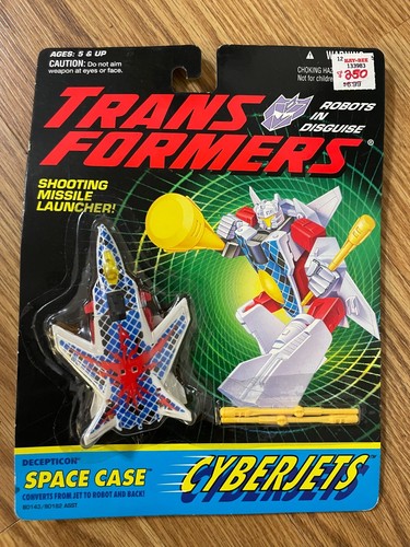 1994 G2 Transformers CyberJets SPACE CASE, NEW, SEALED!!! - Afbeelding 1 van 2