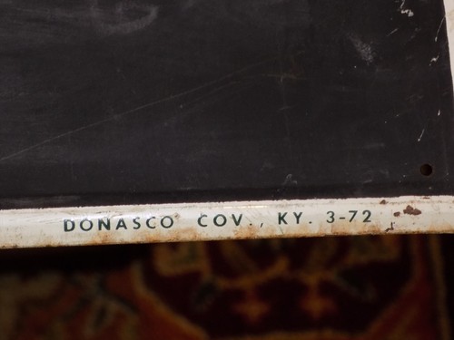 Vintage 1972 Drink Orange Crush Embossed Chalkboard Sign - Picture 5 of 6