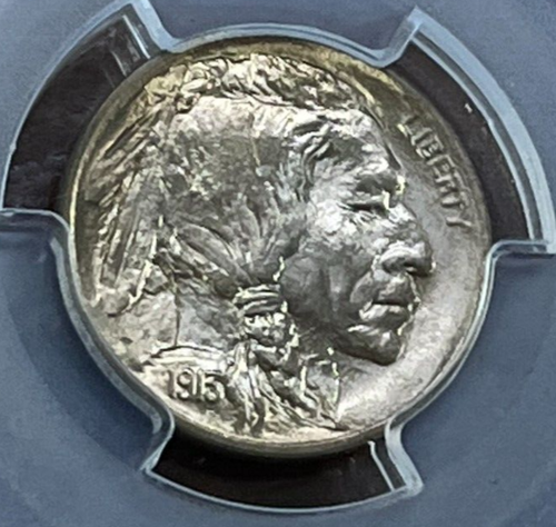 1913 P Type 1 Buffalo Nickel 5C PCGS MS67 - Nicely Toned - 3915.67/25011064 - Picture 8 of 16