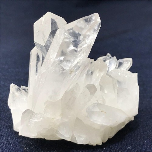 110g Natural Clear Quartz Cluster Quartz Crystal Point Specimen - Picture 18 of 18