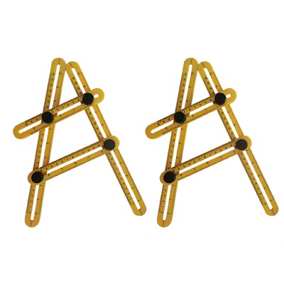 Angleizer modèle outil instrument de mesure Quatre côté-Multi Angle Côté Ruler