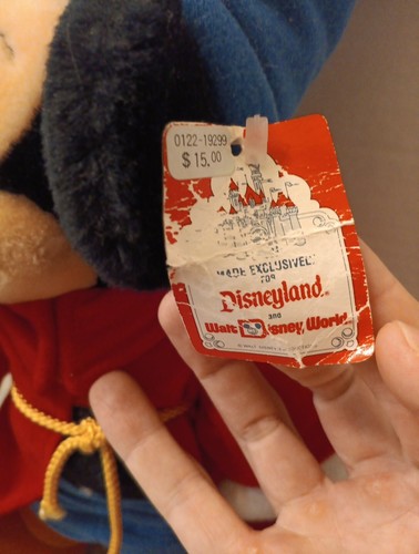 NWT Walt Disney World Disneyland Magic Wizard Mickey Mouse Plush Stuffed Vintage - Picture 3 of 4