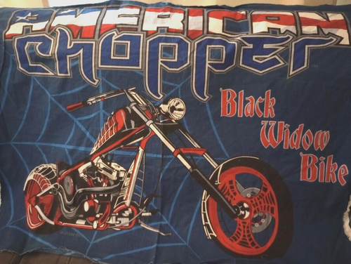 American Choppers Motorrad Fun Stoff großes Druckstück 44 x 33 inch - Bild 1 von 2