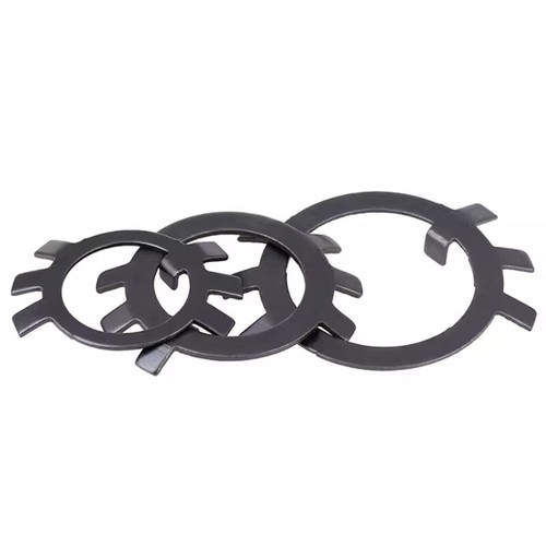 M10-60 Carbon Steel Nut GasketsTongue Washer Six Claw Back Stop Pad GB858 Locked - Picture 9 of 12