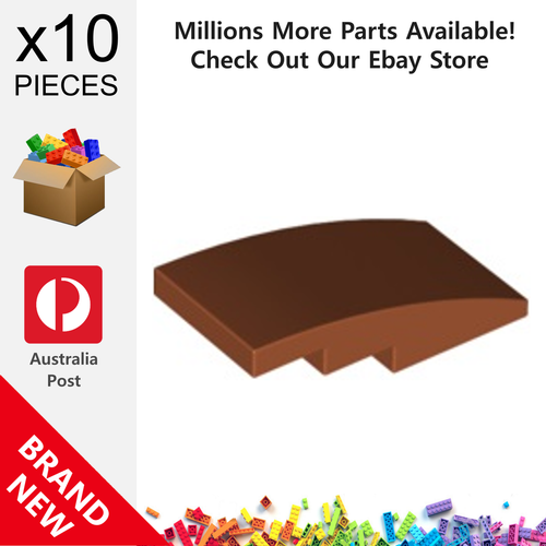10x Genuine LEGO™ - Slope Curved 4 x 2 - 93606 New Parts - Picture 8 of 17