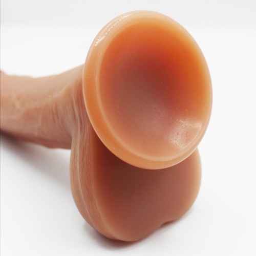SEX TOY - DILDO SILICONE ANALLERGICO REALISTICO VENTOSA TESTICOLI PENE FALLO - Imagen 4 de 7