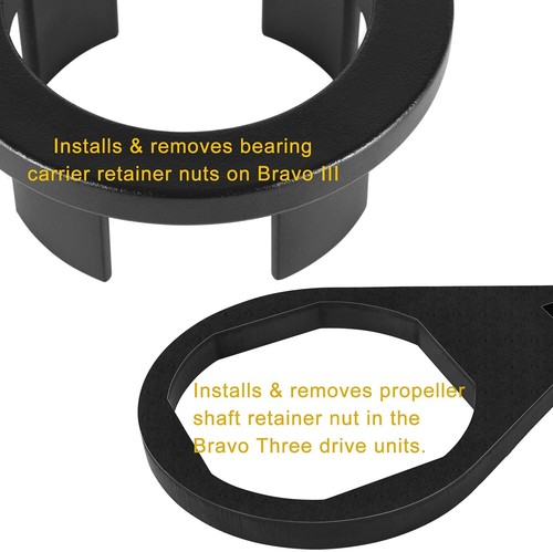 Blackhawk Drive Bearing Carrier Tool & Retainer Nuts for Mercruiser Bravo III 3 - Bild 5 von 9