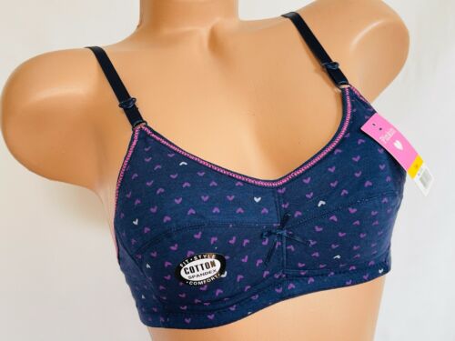 3 -6 Teenager's Bras Wire Free Teen Girl Junior COTTON Training Bra 7273 30A-36A - Picture 6 of 11