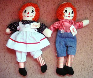 original raggedy ann and andy dolls worth