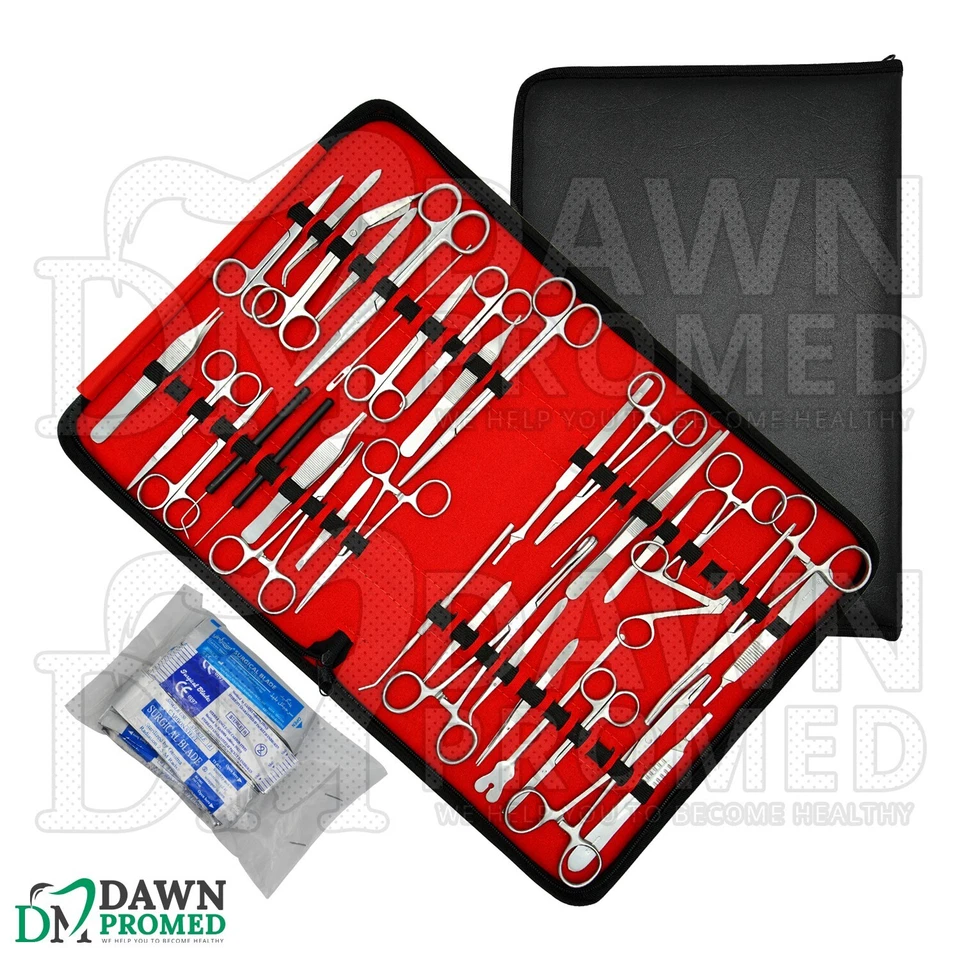 157 peças conjunto de sutura cirúrgica menor dissecção avançada kit cirúrgico grau alemão - Imagem 2 de 4