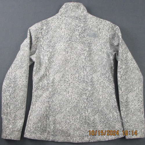 The North Face Soft Shell Windwall Jacket Womens S Gray Fleece Lined Full Zip - Picture 5 of 24