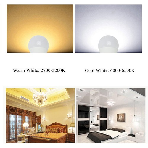 E27 ES LED Globe Light Bulbs Lamps 3W 5W - 15W 18W 20W Low Heat White 220V Lamps - Picture 10 of 13