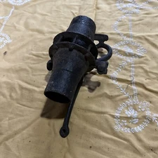 Antique Cast Iron Wagon Wheel Buggy Hub Spoke Cart Rustic Westertn Country