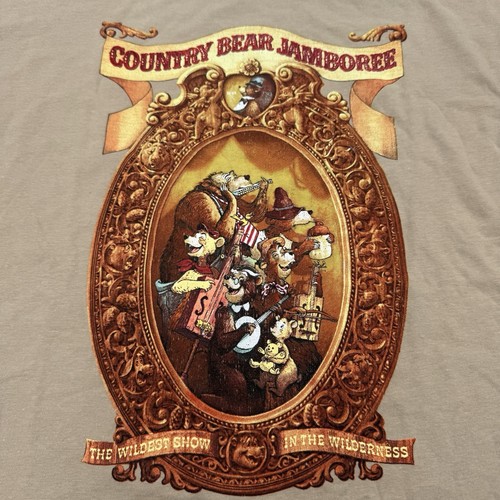 Disney NWT Country Bear Jamboree T-Shirt – Brown – Magic Kingdom – Rare! 2XL - Picture 2 of 7