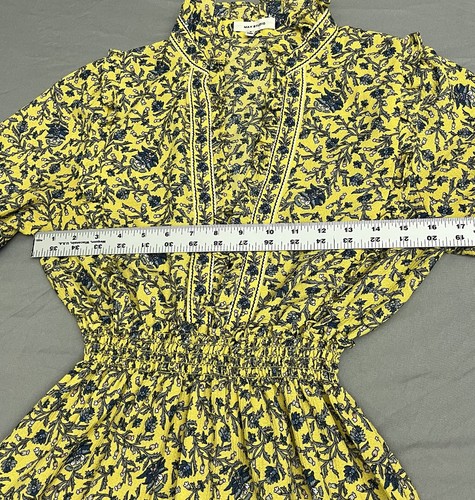 Max Studio Cottage Core Flutter Sleeve Tiered Maxi Dress Womens M - Picture 3 of 8