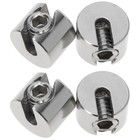  4 pcs Stainless Steel Wire Rope Clamp Durable Wire Rope Fixed Clamp Fitting