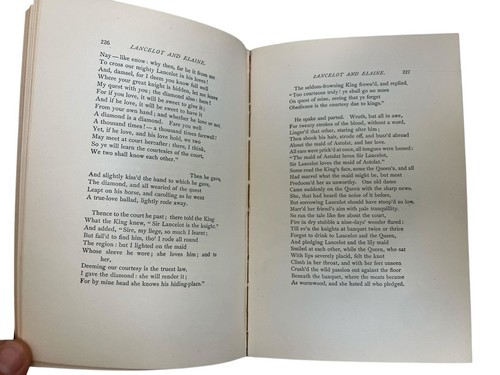 Antique Book Idylls Of The King Alfred Lord Tennyson 1901 King Arthur Astor Ed. - Picture 16 of 20