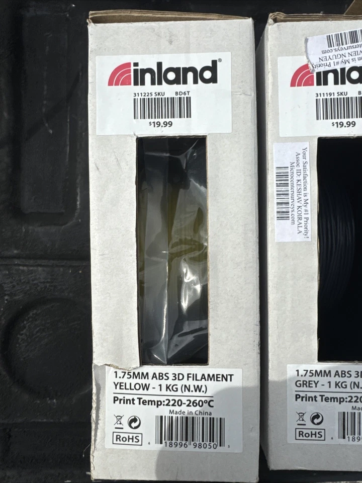 Filamento de impresora 3D PLA interior de 1,75 mm Foto 2 de 4