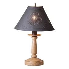 Butcher's Lamp in Americana Pearwood with Shade