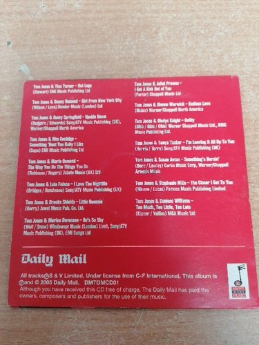 Tom Jones and Friends CD - Daily Mail Promo Disc - Picture 4 of 5