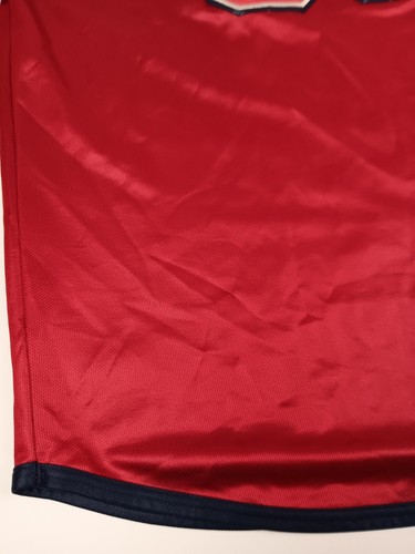 Camiseta de béisbol FUBU Athletics 1992 05 roja para adultos talla 3XL ropa urbana de calle - Imagen 19 de 20