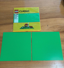 3 LEGO Large Baseplate 32x32 32 x 32 10" Flat Base Plate Bright Green Board 3811